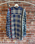 NEEDLES REBUILD 7 CUT FLANNEL ‘MULTI’