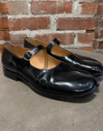 MAISON MARGIEALA MARY JANE LEATHER TABIS ‘BLACK’
