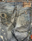 ACNE STUDIOS 1981 TROMPE LOOSE FIT CHAIN DENIM ‘BLUE’