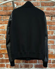RICK OWENS SS15 DRKSHDW HYBRID LEATHER MOUNTAIN ZIP JACKET ‘BLACK’