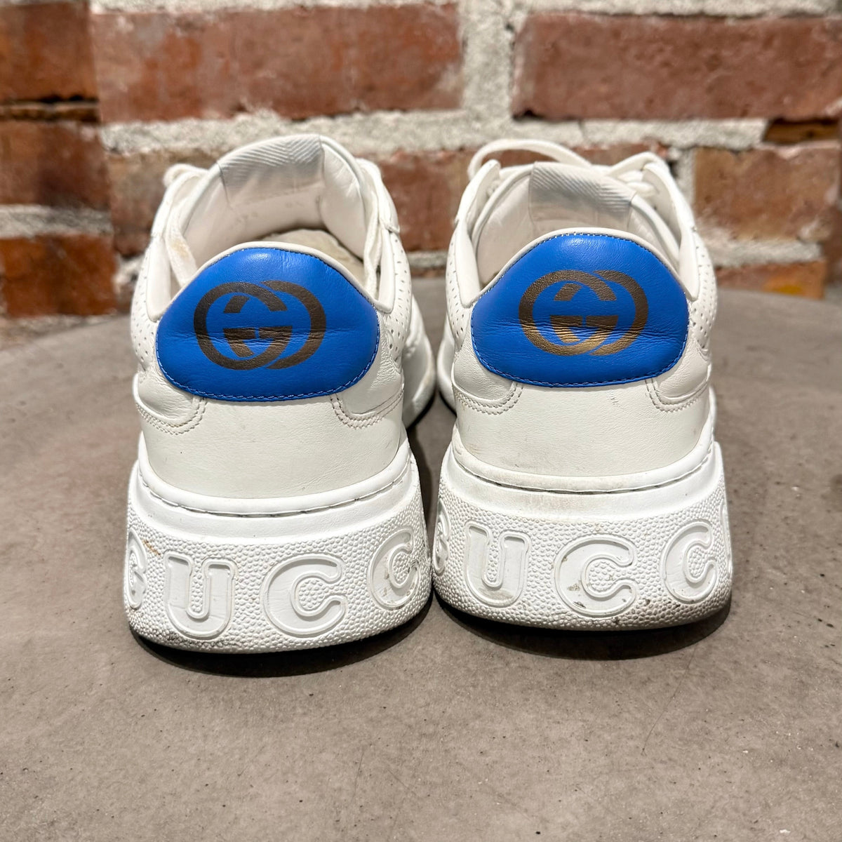 GUCCI WEB LOW CHUNKY TRAINER SNEAKERS ‘WHITE’