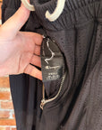 RICK OWENS x CHAMPION ZIP POD SHORTS ‘BLACK’