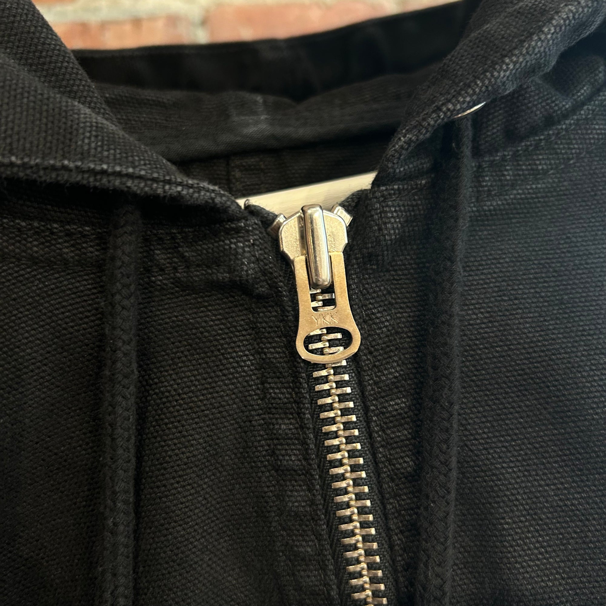 STUSSY WORKGEAR HOODED WORK JACKET ‘BLACK’