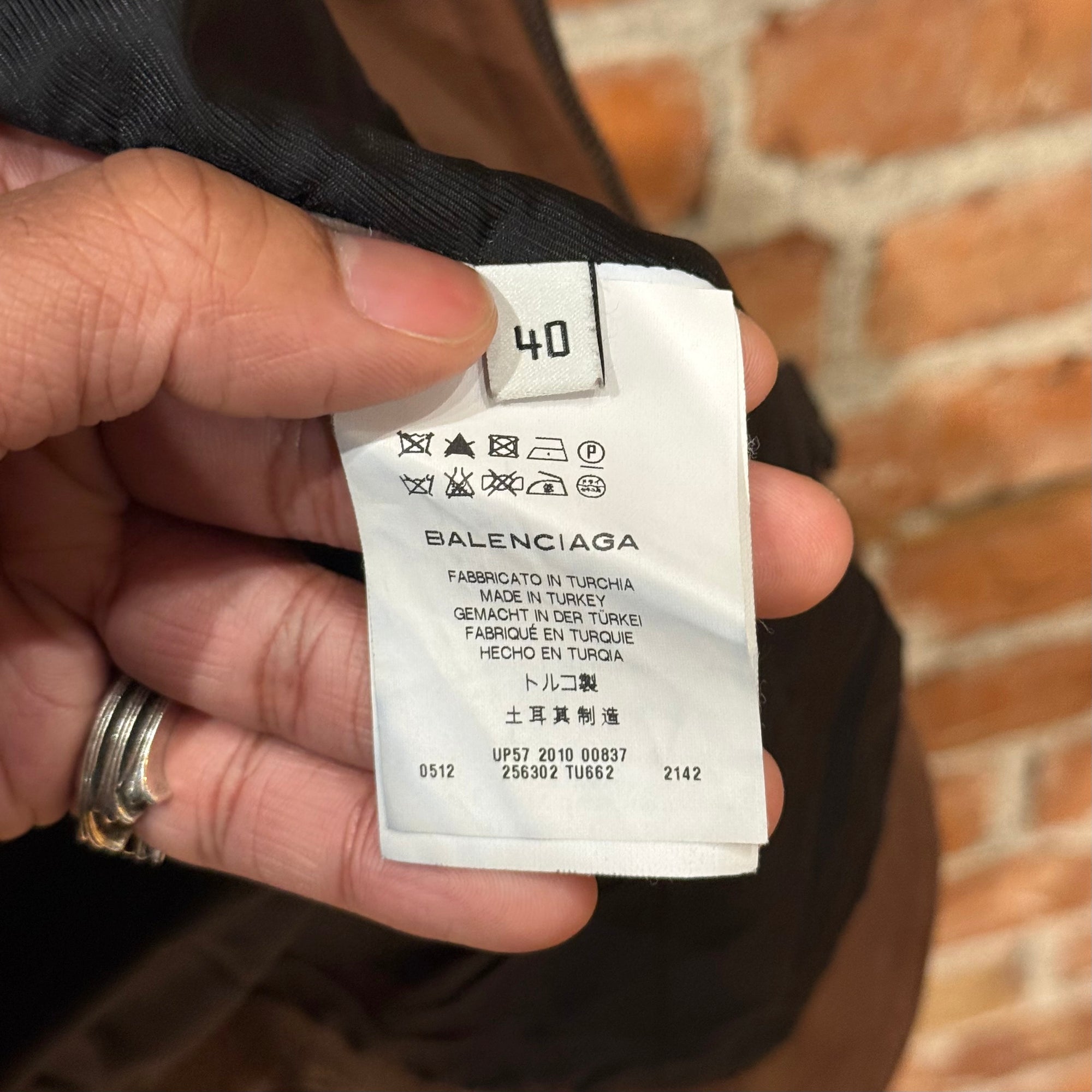 BALENCIAGA FW10 BIKER LEATHER JACKET ‘BROWN’