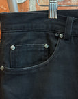 CHROME HEARTS FLEUR KNEE STRAIGHT LEG DENIM ‘BLACK’