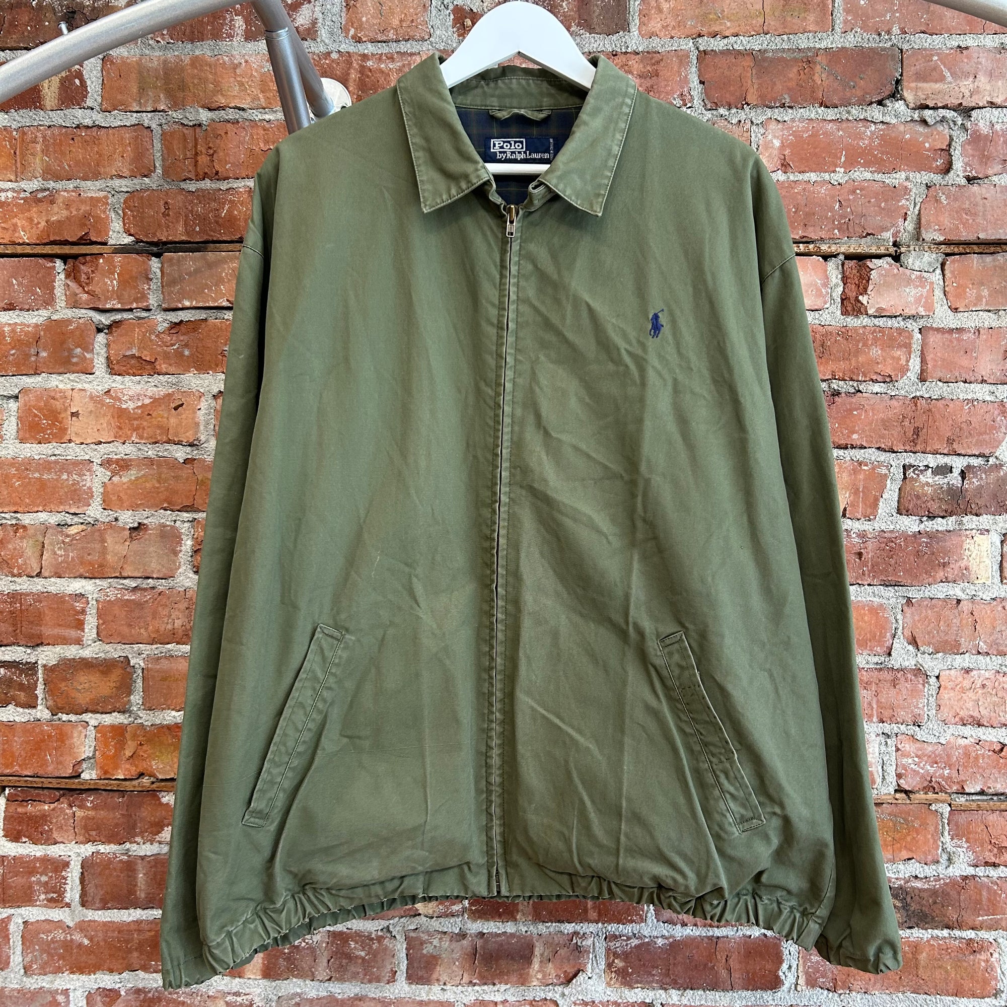 POLO RALPH LAUREN 90S VINTAGE HARRINGTON JACKET ‘OLIVE’