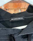 ANN DEMEULEMEESTER PATCHWORK VINTAGE HOODIE ‘VINTAGE BLACK’