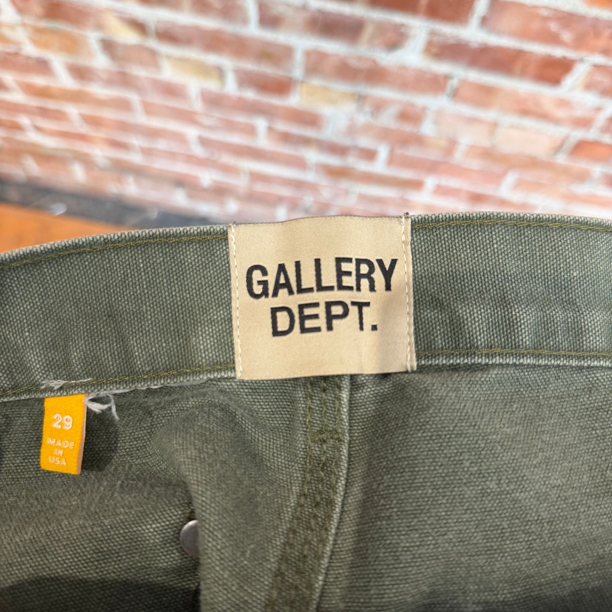 GALLERY DEPT. LA FLARE CARPENTER PANTS ‘OLIVE’