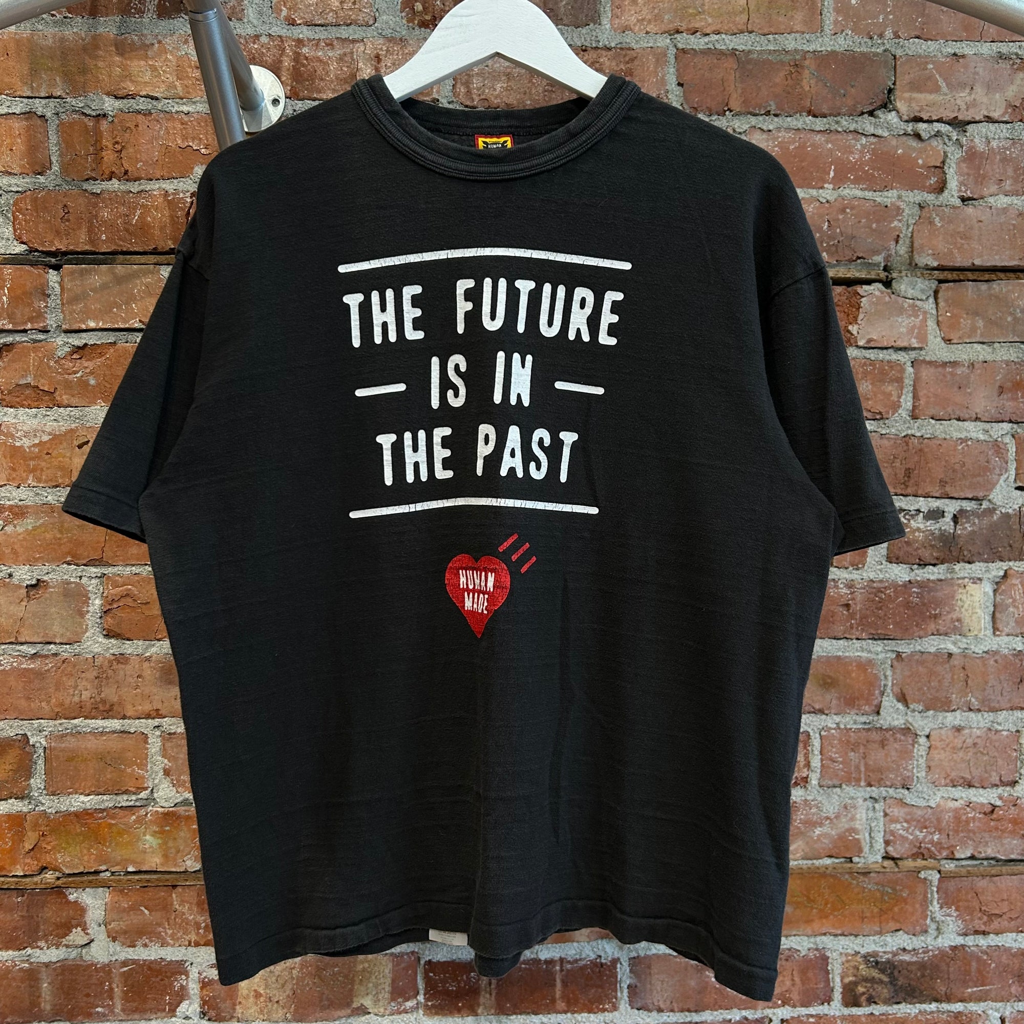 HUMAN MADE FUTURE IS IN THE PAST TEE ‘BLACK’