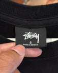 STUSSY END RACISM GRAPHIC TEE ‘BLACK’