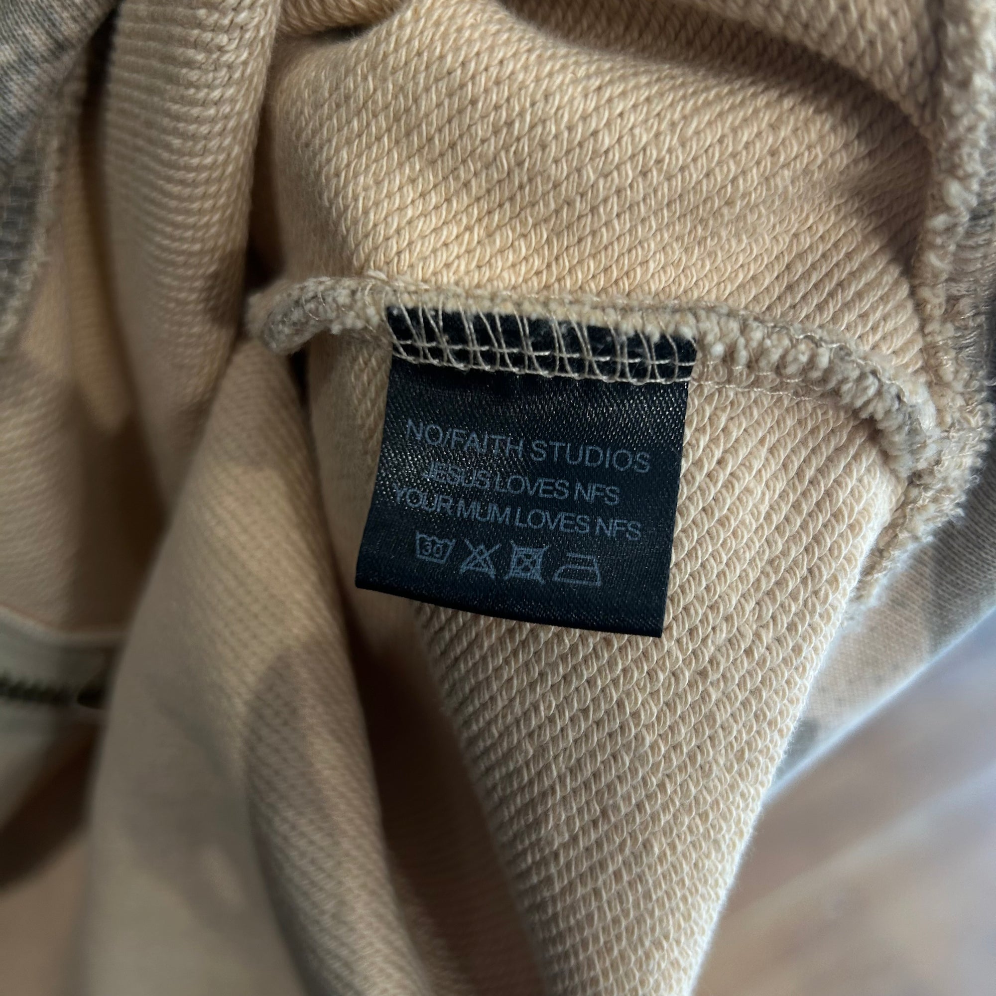 NO FAITH STUDIOS DESERT CAMO ZIP HOODIE ‘CAMO’