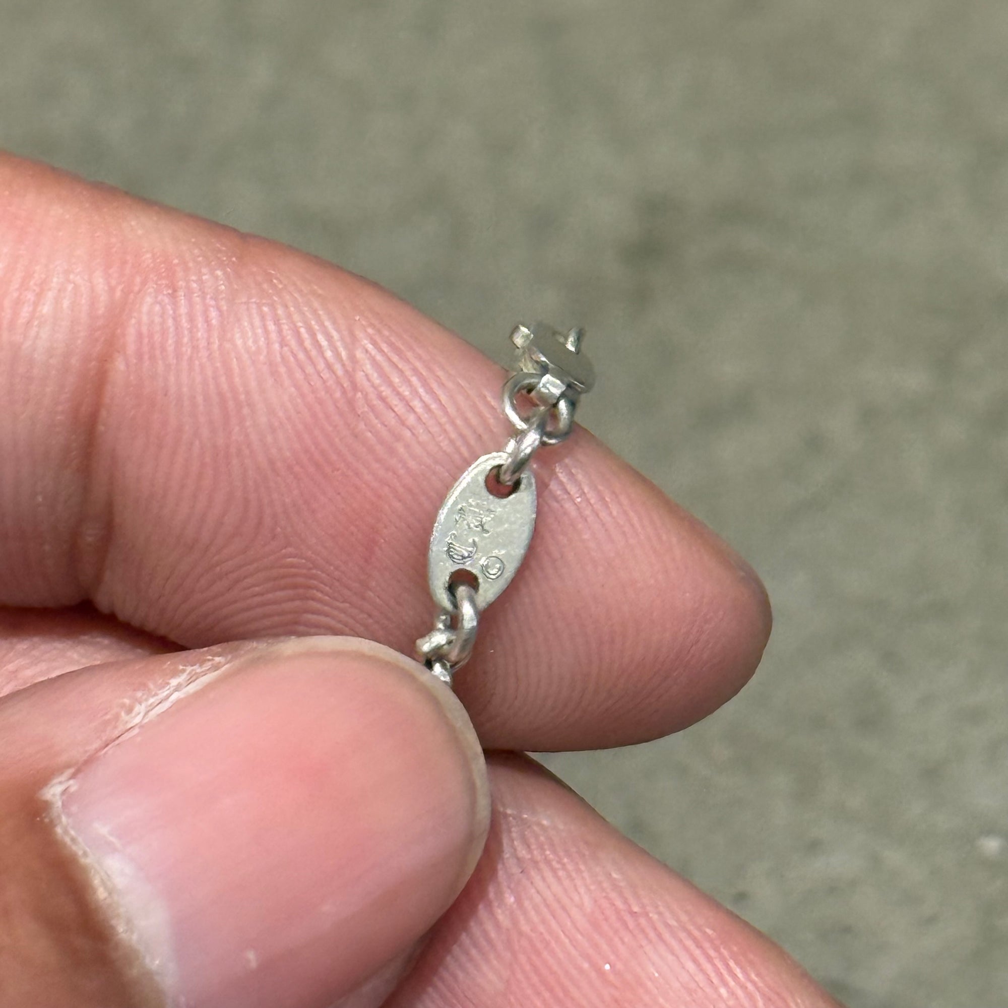 CHROME HEARTS 20” ROLL CHAIN ‘SILVER’