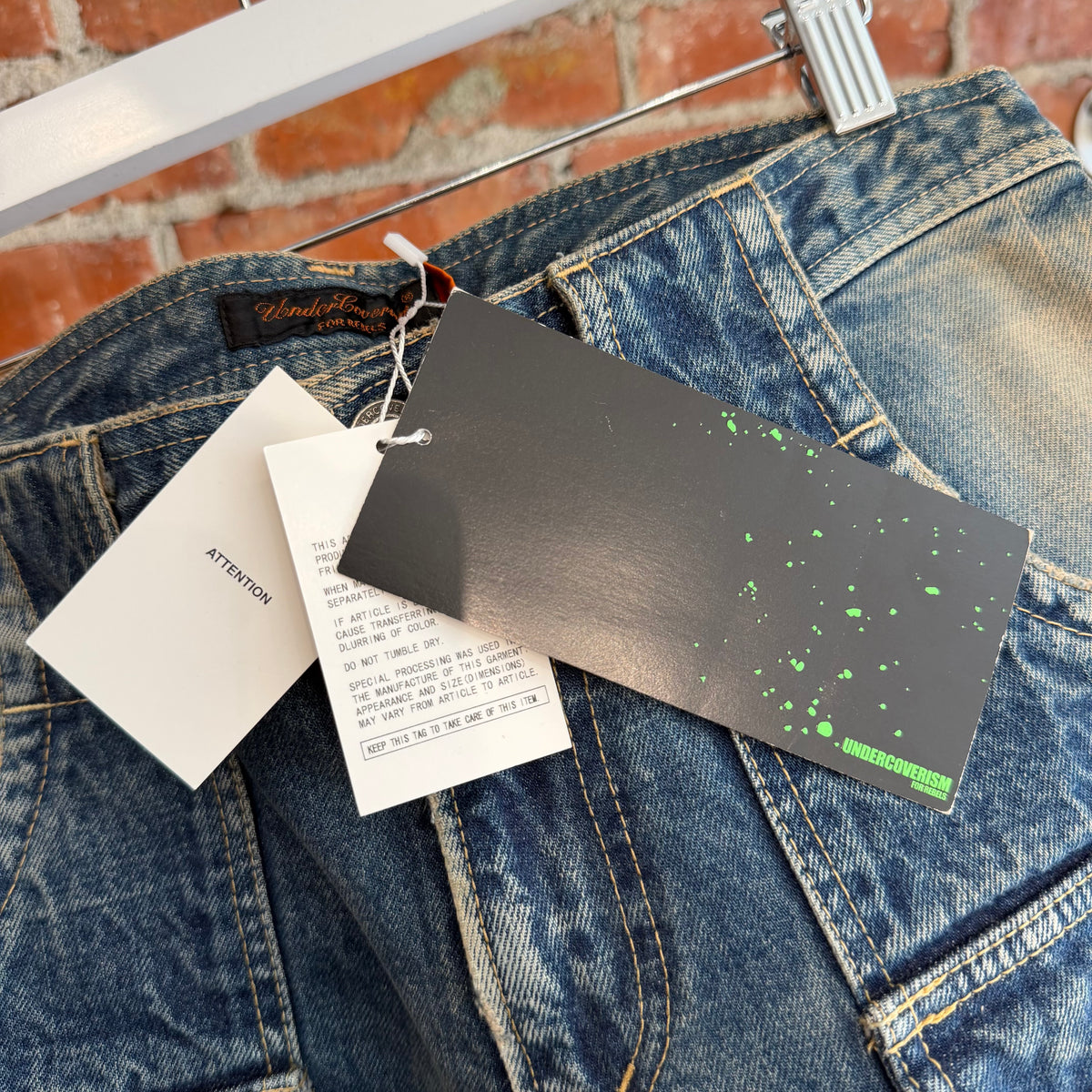 UNDERCOVER SS06 "T" KLAUS DENIM (BRAND NEW WITH TAGS) 'VINTAGE BLUE'