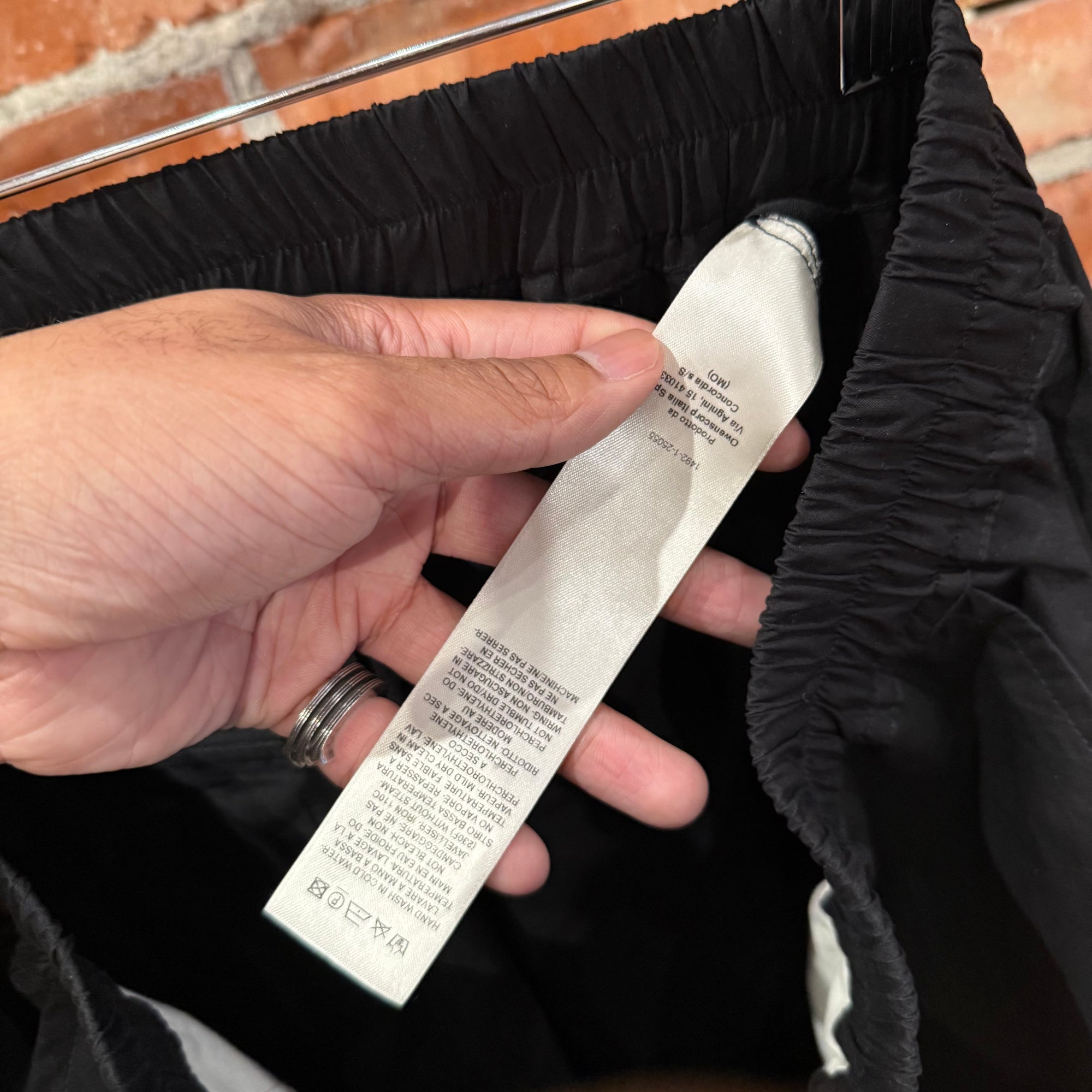 RICK OWENS BELLA CARGOS ‘BLACK’