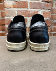 RICK OWENS MAINLINE LEATHER VINTAGE SNEAKERS ‘BLACK’
