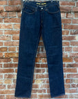 EVISU GENES THIN GULL SLIM STRAIGHT DENIM ‘INDIGO/IVORY’