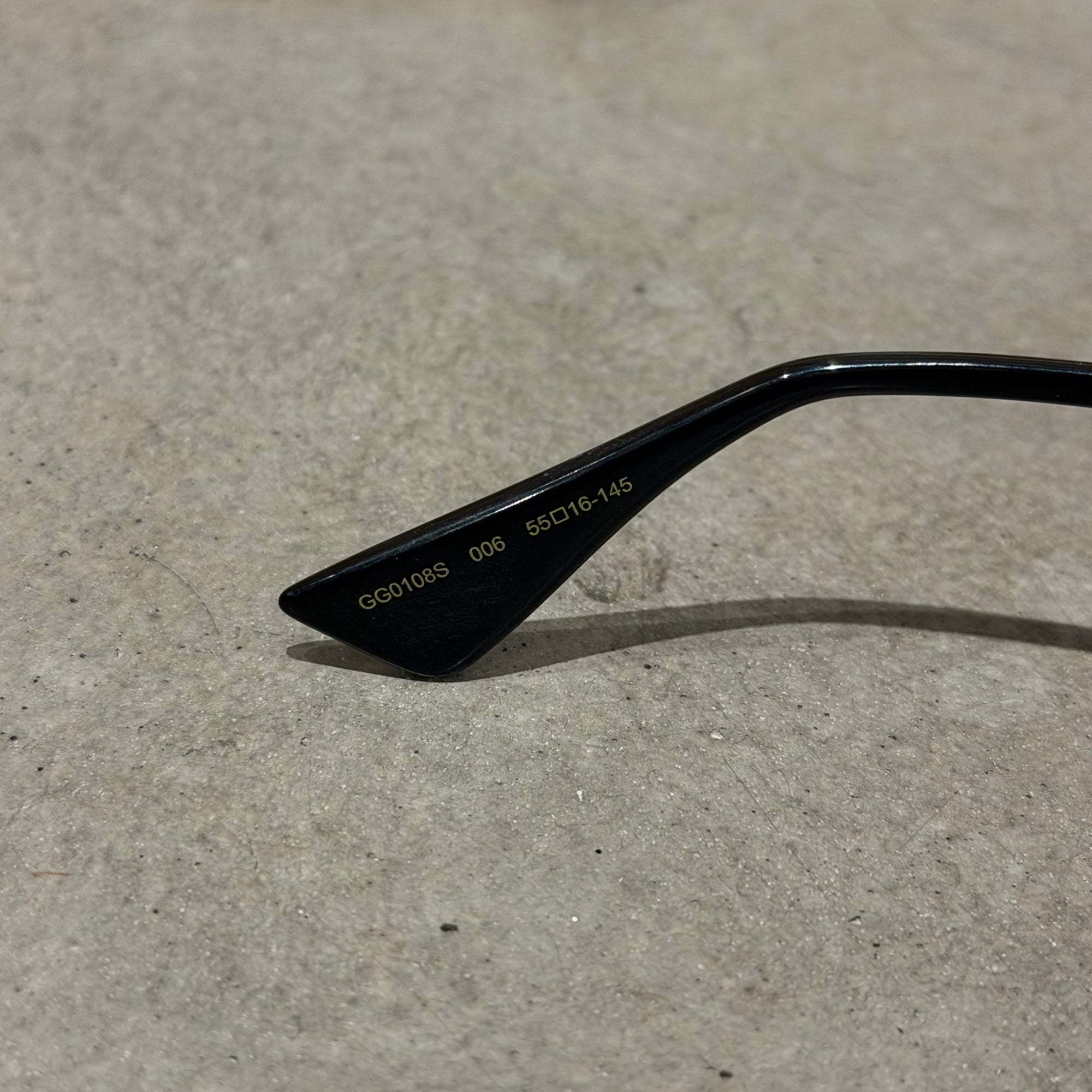 GUCCI AVIATOR BEE METAL FRAME SUNGLASSES 'GOLD'