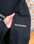 BALENCIAGA FW24 WORLD FOOD PROGRAMME ZIP HOODIE ‘BLACK’