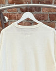 VISVIM CASHMERE POCKET TEE ‘WHITE’