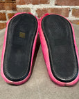 MARNI FUSSBETT FUR MULES ‘PINK’