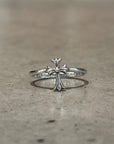 CHROME HEARTS CROSS BUBBLE GUM RING ‘SILVER’