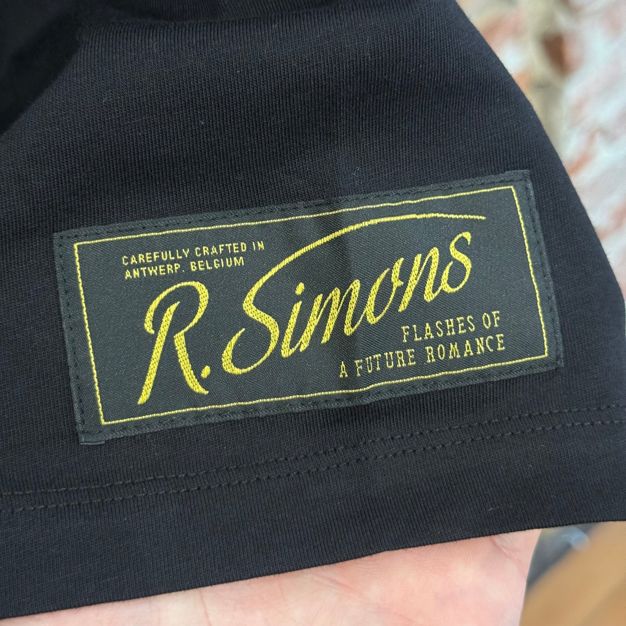 RAF SIMONS SS22 SREAPERS ROCKER TEE ‘BLACK’