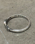 CHROME HEARTS TRIPLE STAR BUBBLEGUM RING ‘SILVER’