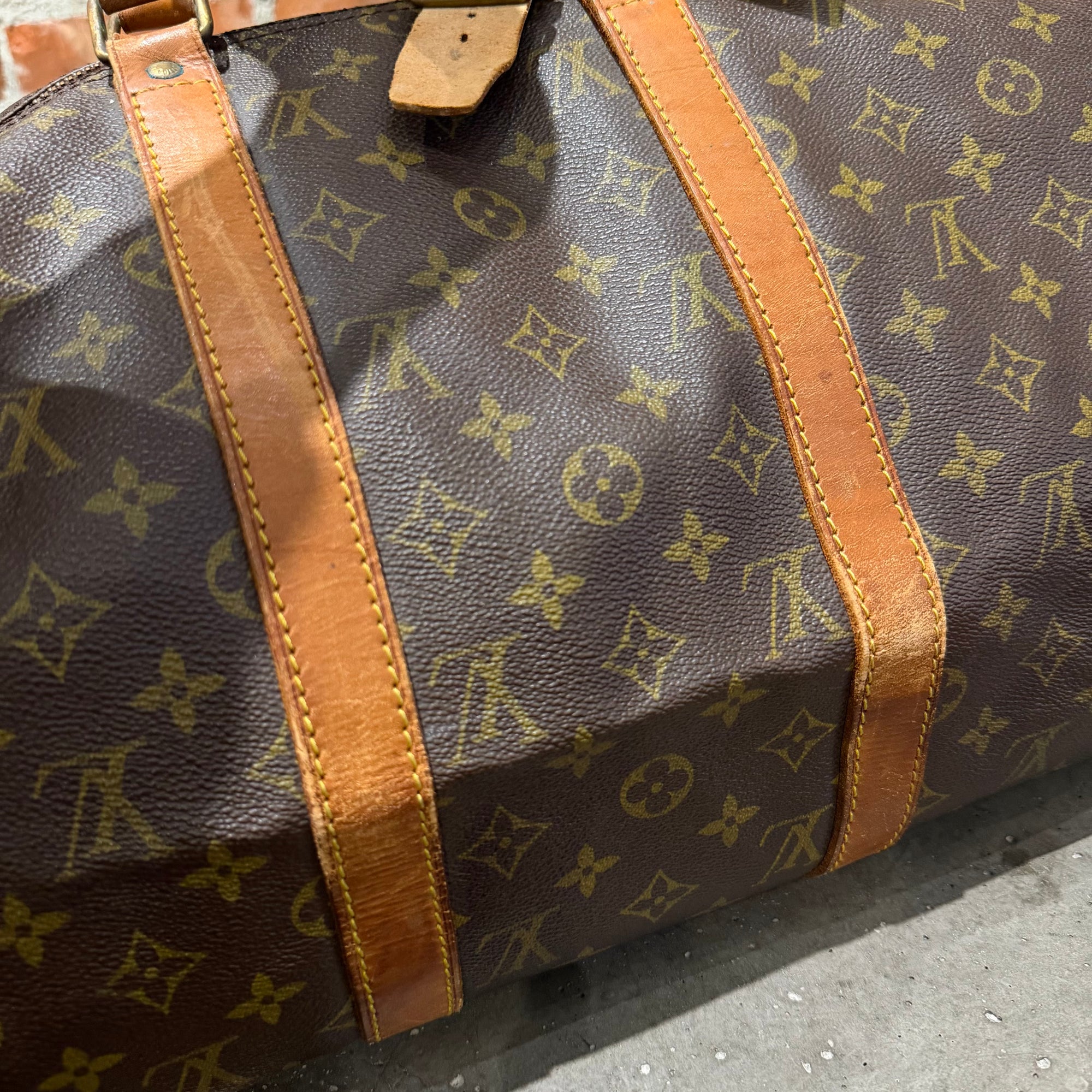 LOUIS VUITTON MONOGRAM KEEPALL 50 'BROWN'