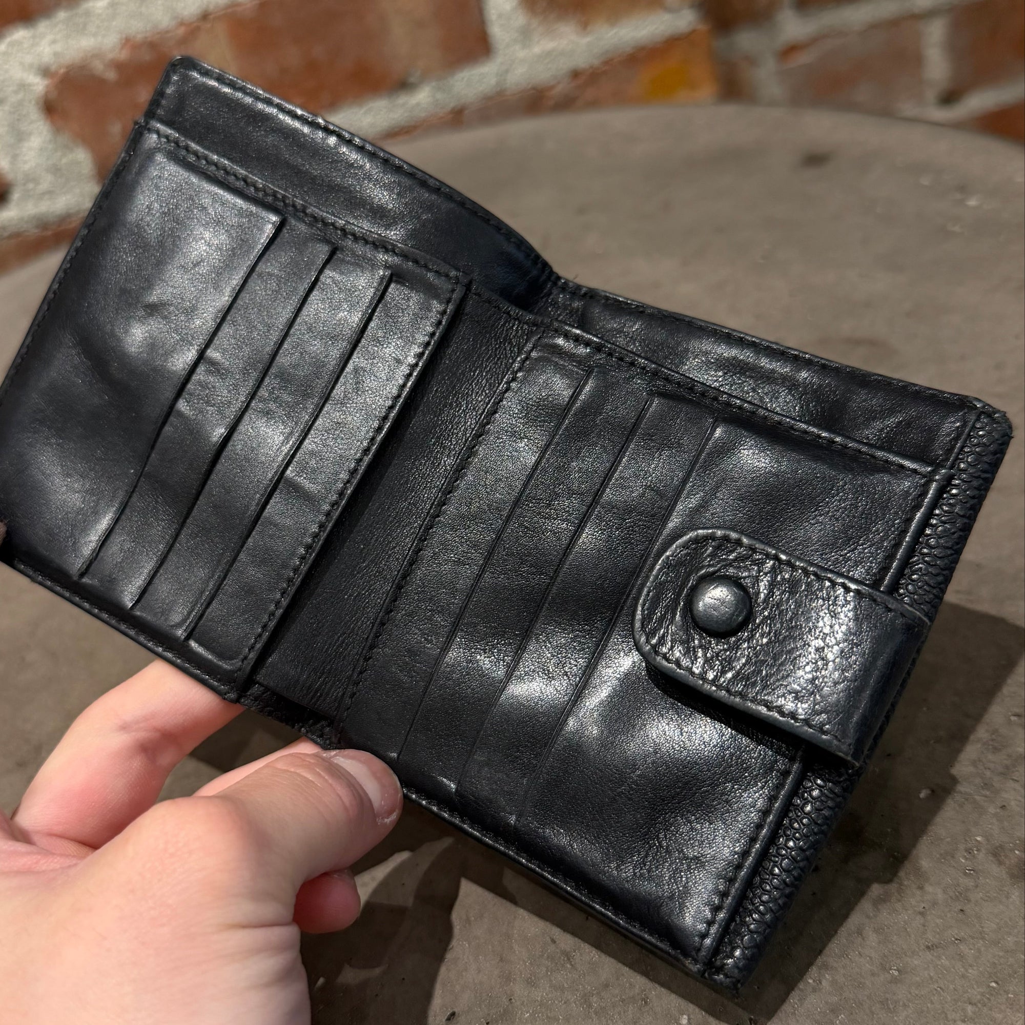 CHANEL CAVIAR LEATHER TRIFOLD WALLET ‘BLACK’