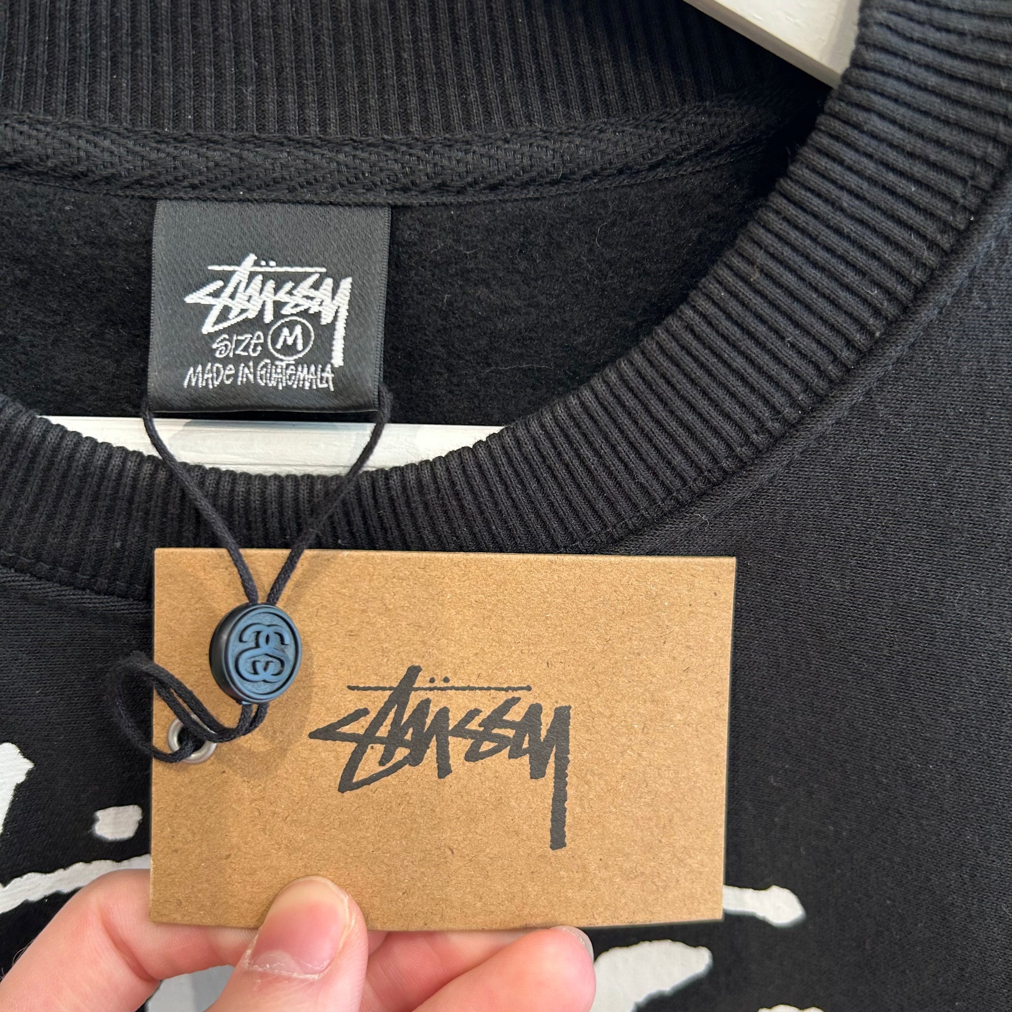 STUSSY WORLDWIDE CHAPTER CREWNECK ‘BLACK’