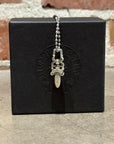 CHROME HEARTS DAGGER ZIPPER NECKLACE ‘SILVER’