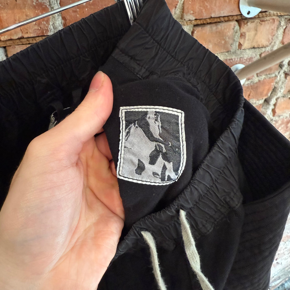 RICK OWENS FW21 GETHSEMANE DRKSHDW RIG CREATCH CARGOS ‘BLACK’