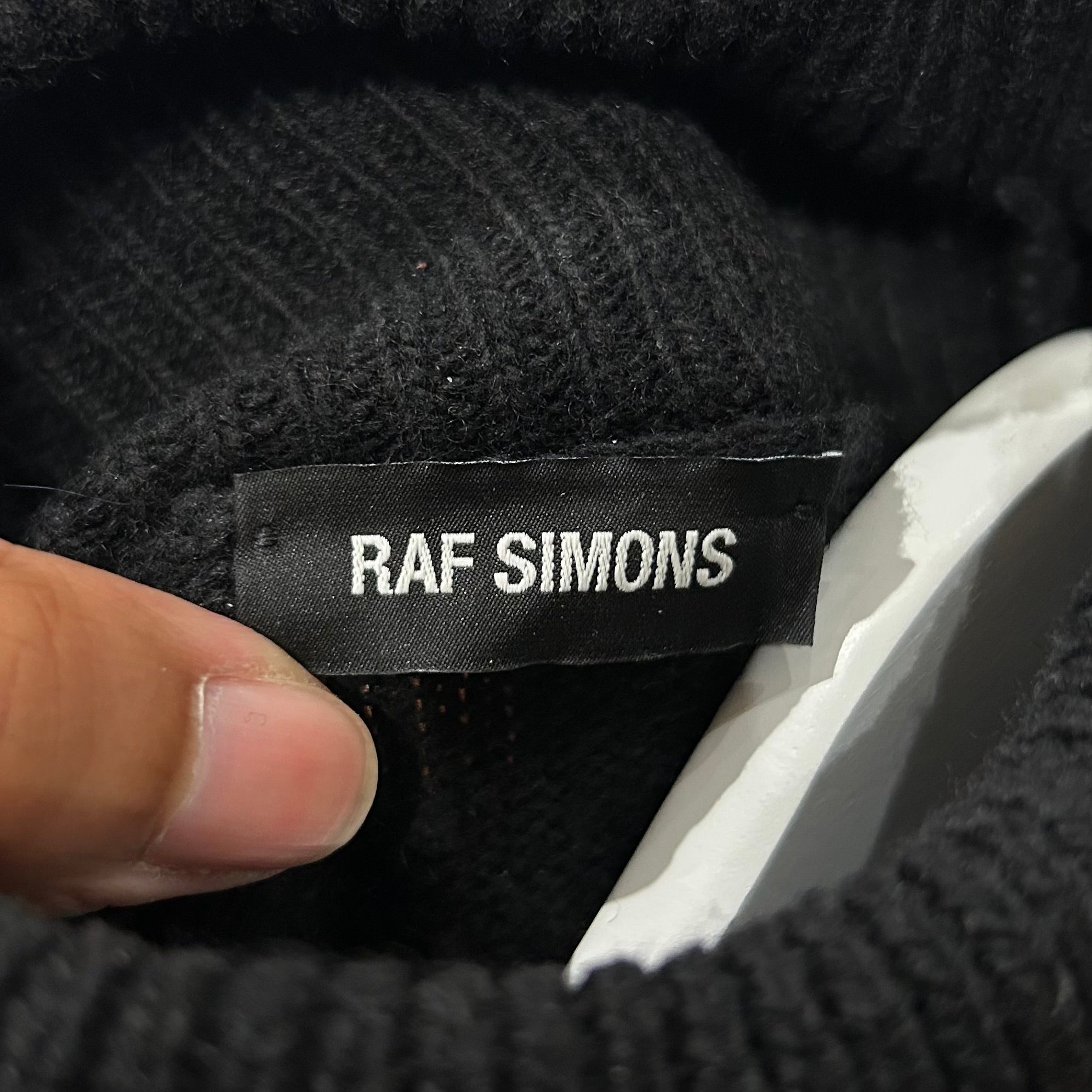 RAF SIMONS DOUBLE STRAP TURTLENECK KNIT ‘BLACK’