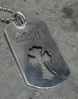 CHROME HEARTS x KYOSUKE HIMURO SOUL DOGTAG NECKLACE ‘SILVER’