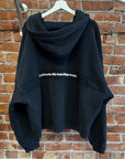 ENFANTS RICHES DEPRIMES FW24 COLUMBINE GOD ZIP HOODIE ‘BLACK/NAVY’