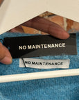 NO MAINTENANCE SHAG CARDIGAN ‘BLUE’