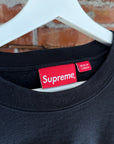 SUPREME FW22 BOX LOGO CREWNECK ‘BLACK/RED’