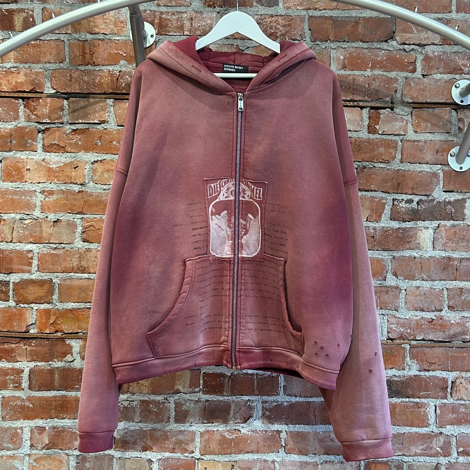 ENFANTS RICHES DEPRIMES FW26 ASSEMBLAGE ZIP HOODIE ‘MULTI’