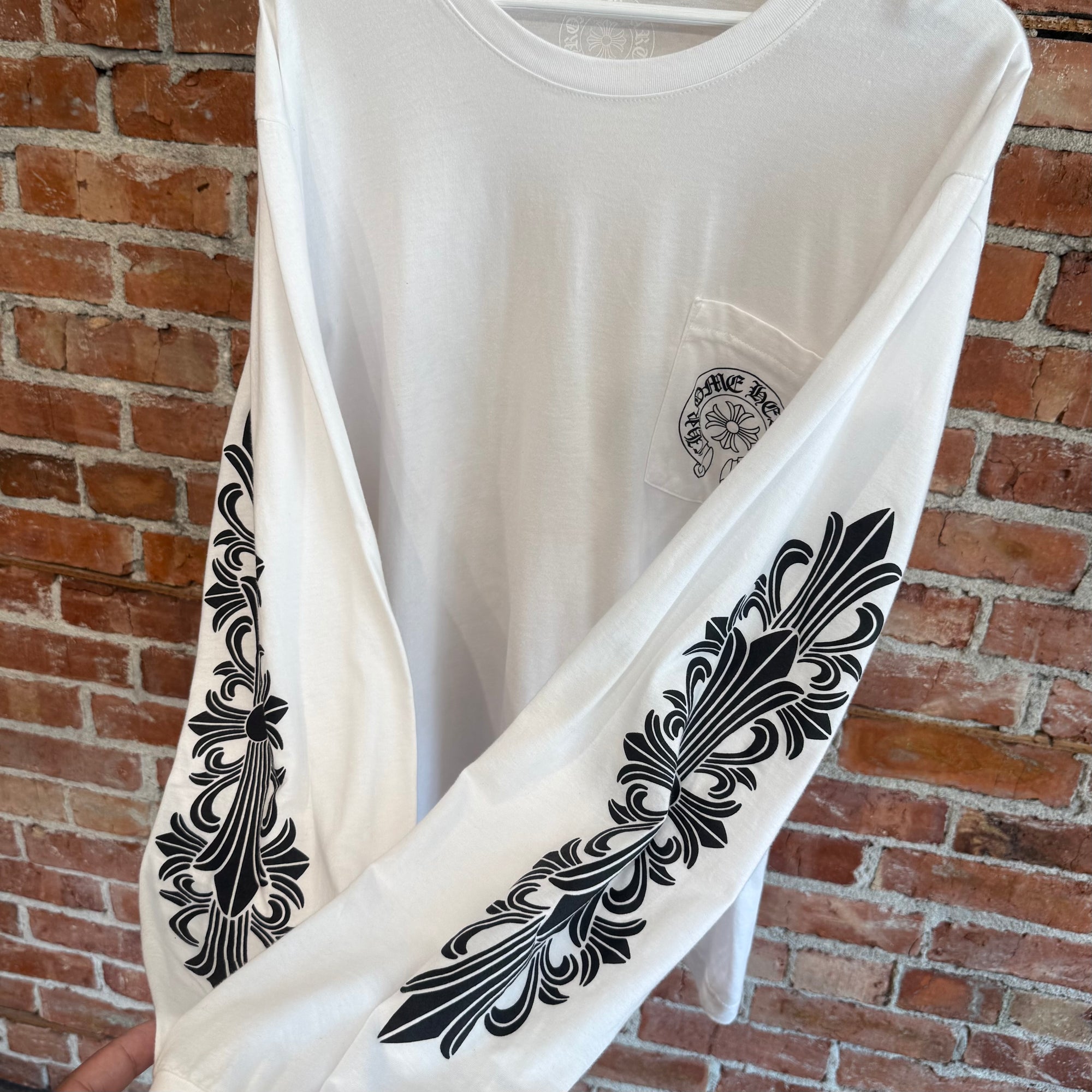 CHROME HEARTS LAS VEGAS FLORAL LONGSLEEVE ’WHITE’