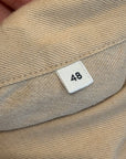 LEMAIRE TWO-POCKET LINEN FIELD SHIRT ‘SAND’
