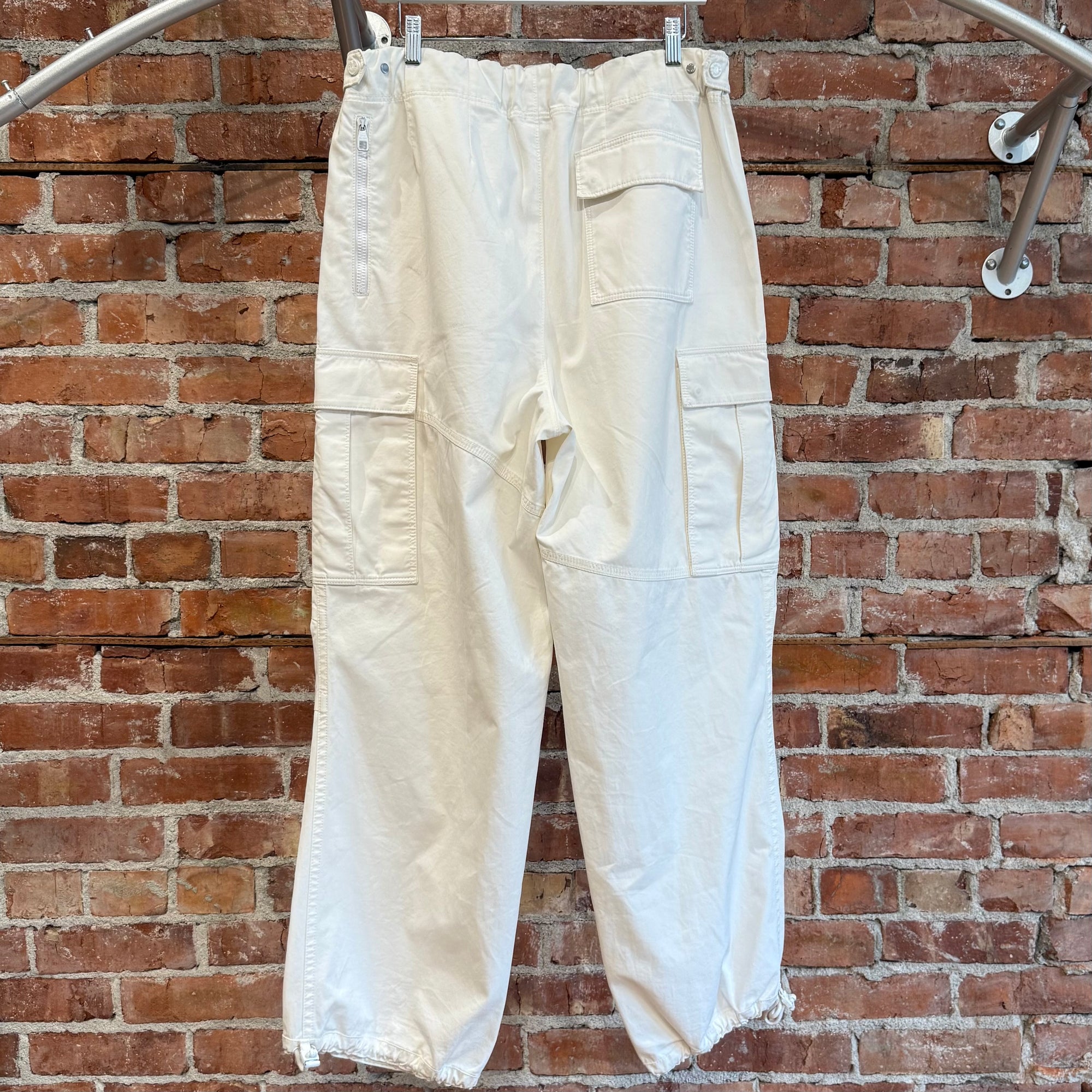 LOUIS VUITTON SS19 VIRGIL MULTI POCKET CARGO PANTS ‘WHITE’