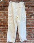 LOUIS VUITTON SS19 VIRGIL MULTI POCKET CARGO PANTS ‘WHITE’