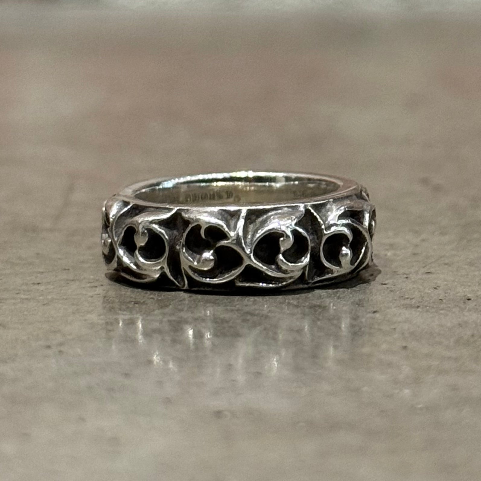 CHROME HEARTS ETERNITY VINE RING ‘SILVER’