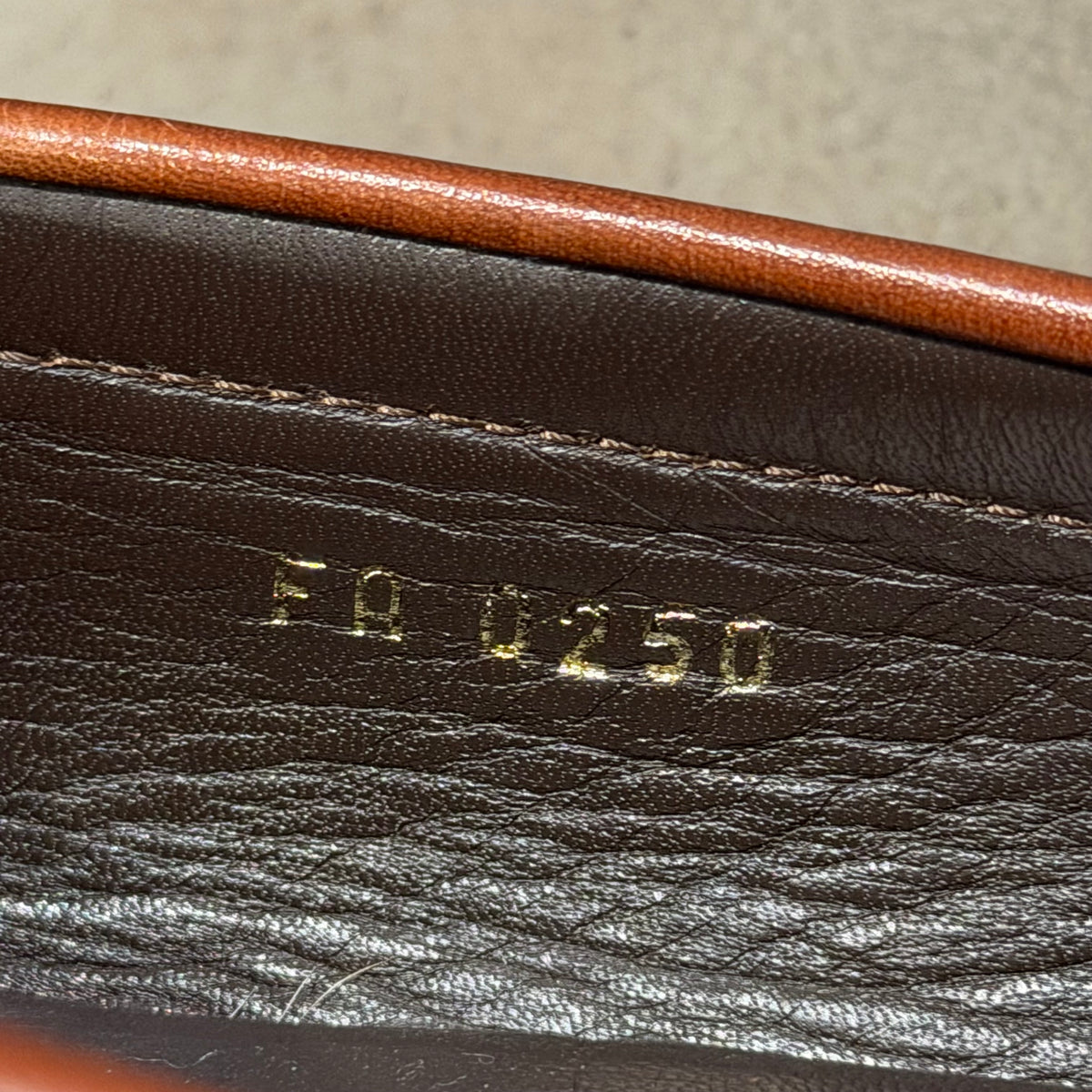 CELINE FRINGE TASSEL LUCO LEATHER LOAFERS ‘BROWN’