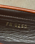 CELINE FRINGE TASSEL LUCO LEATHER LOAFERS ‘BROWN’