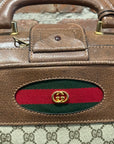 GUCCI CLASSIC MONOGRAM CARAS SHERRY TRAVEL BAG ‘BROWN’