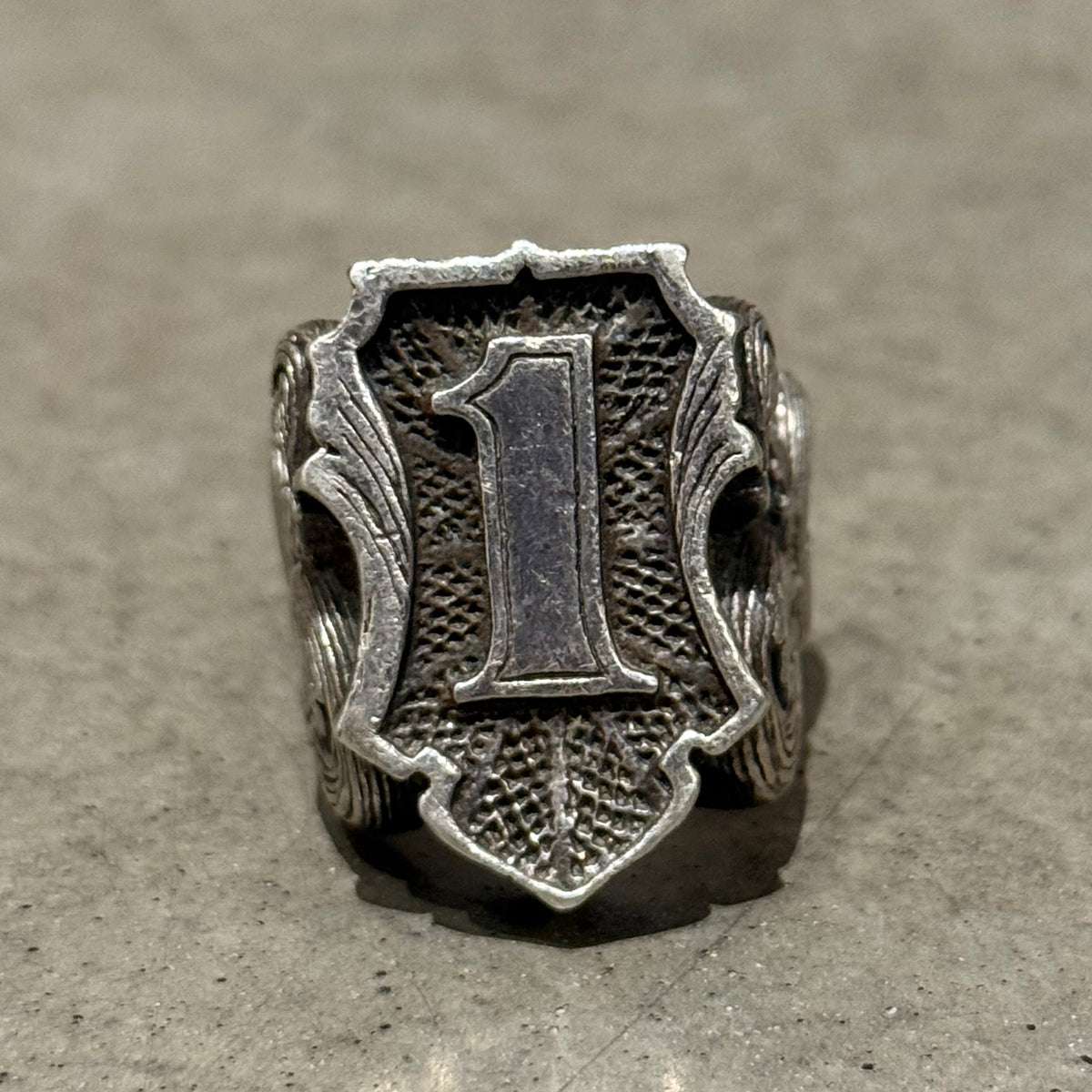 KING BABY ONE DOLLAR NOTE RING ‘SILVER’