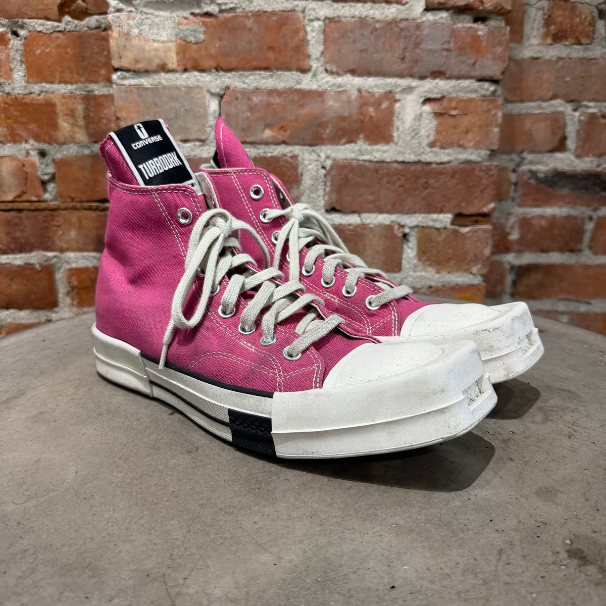 RICK OWENS X CONVERSE TURBODRK SNEAKERS ‘PINK’