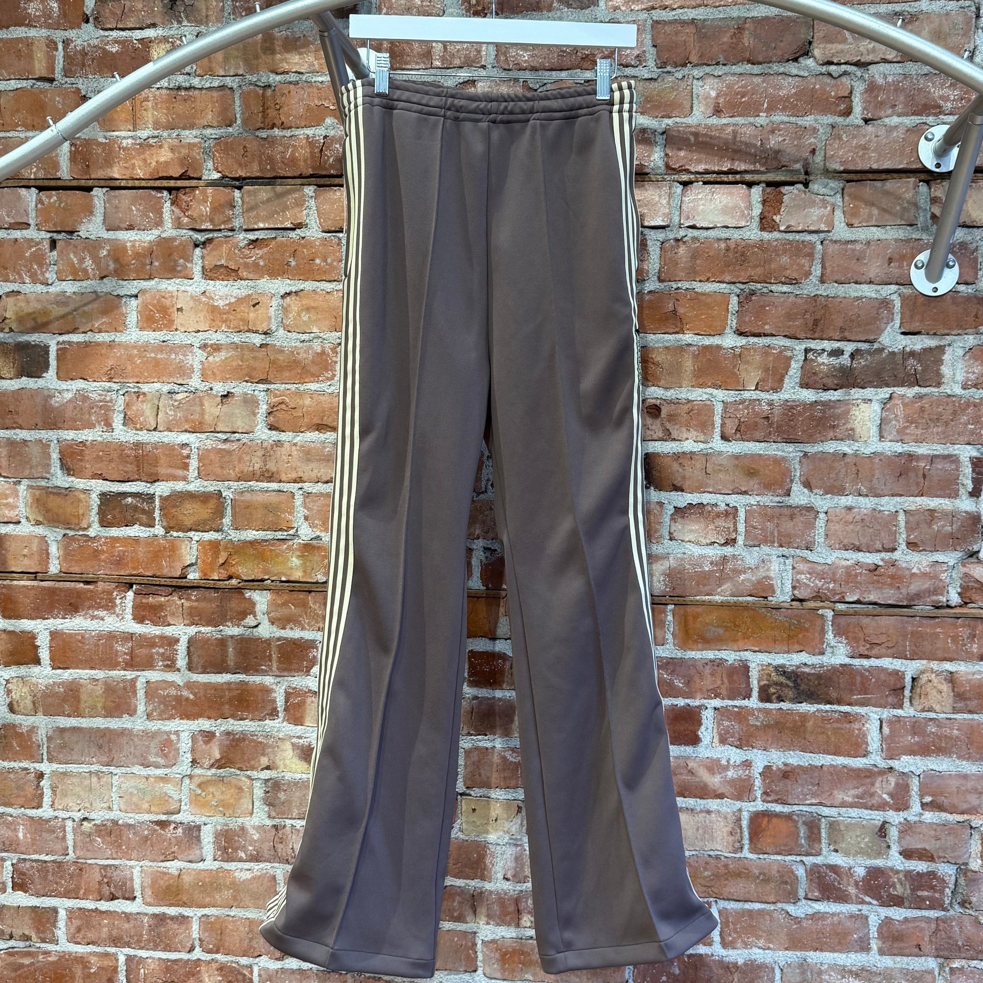 KAPITAL STUNTMAN FLARED TRACK PANTS ‘BROWN’