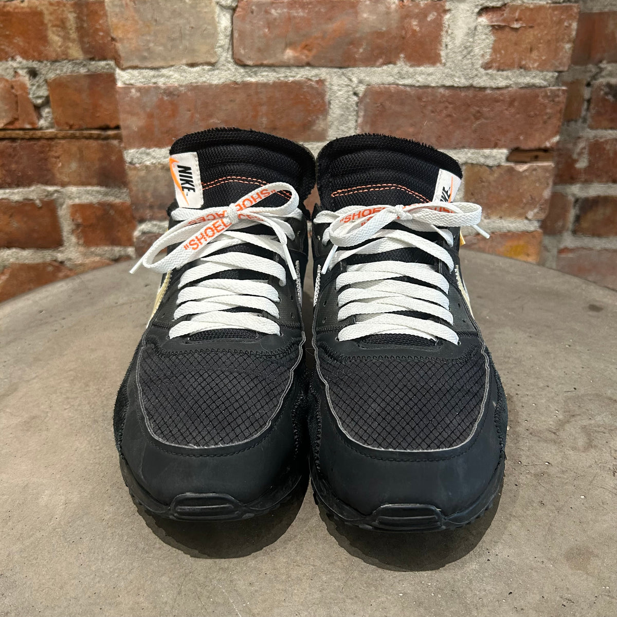 OFF WHITE X NIKE AIR MAX 90 'THE 10" SNEAKERS ‘BLACK’